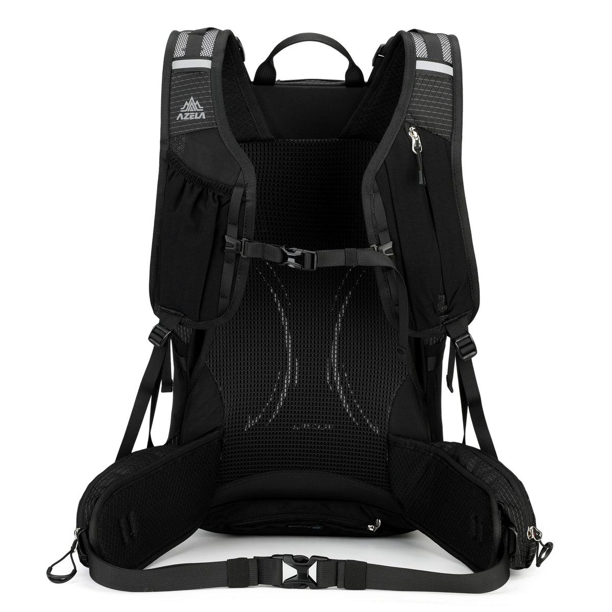 AZELA A1389 30L Schwarz – Rückansicht