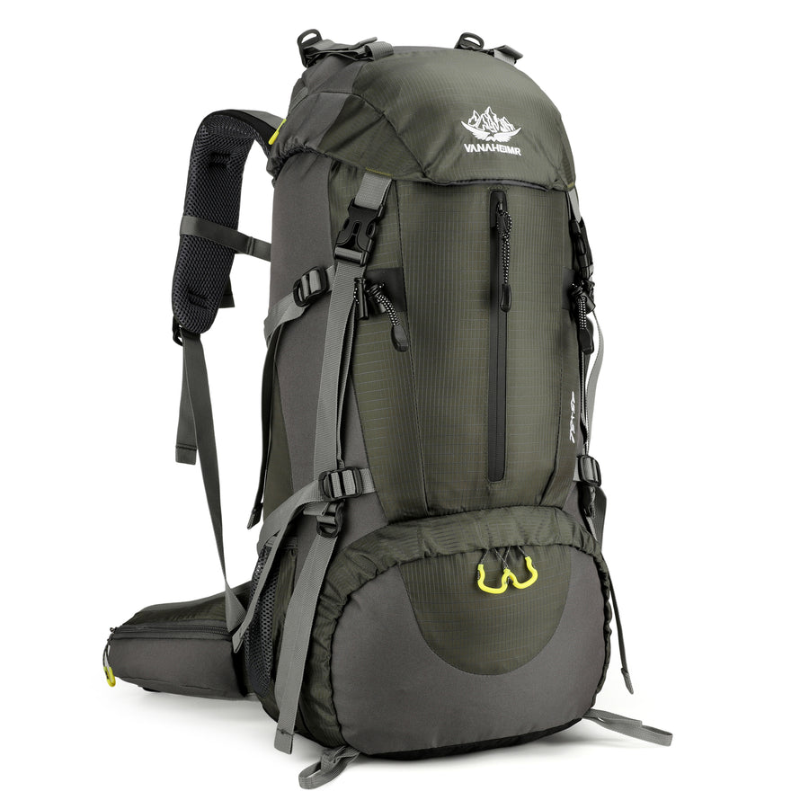 Maity Wanderrucksack 50L MOLLE, Trekkingrucksack,Wasserdicht, Reisetasche Ultralight Atmungsaktives Tragesystem