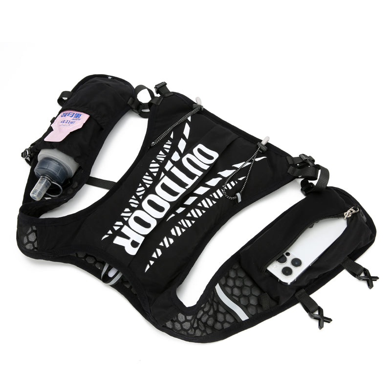 5L Wander-Wasserrucksack – Hydration Rucksack für Damen & Herren, Leichter Sportrucksack mit reflektierenden Streifen für Laufen, Radfahren und Outdoor-Aktivitäten-M258E24