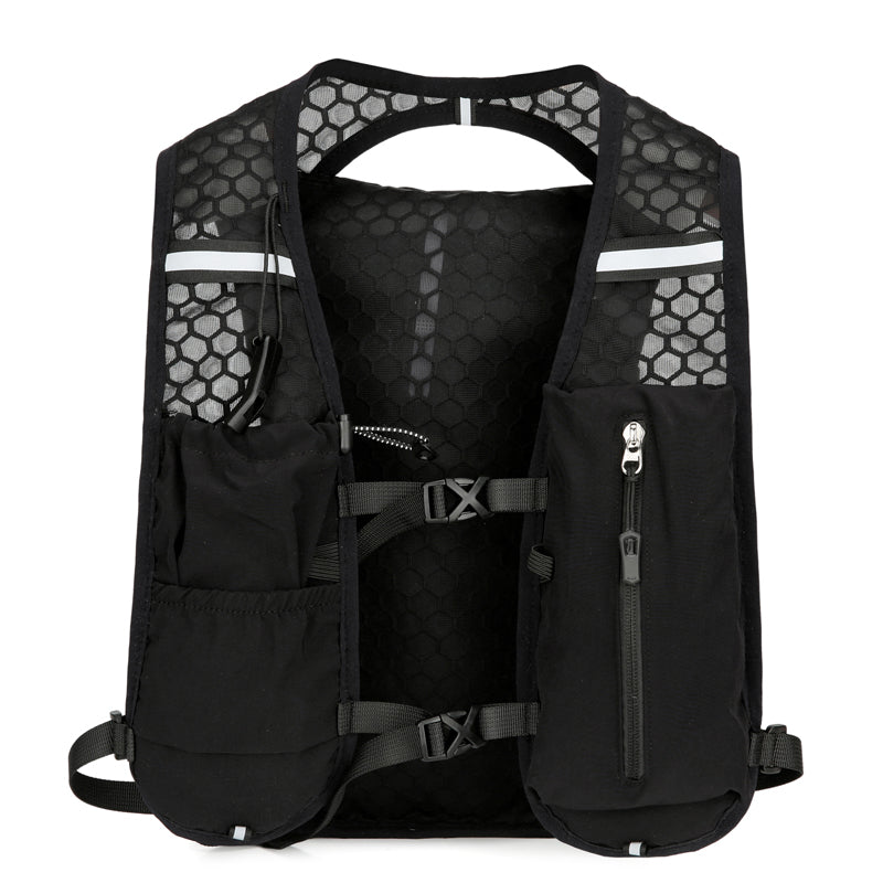 5L Laufweste für Damen & Herren – Ultraleichter, Wasserdichter und Atmungsaktiver Trinkrucksack mit Reflektoren, ideal für Laufen, Marathon, Wandern, Camping & Radfahren-M258E37