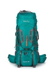 80L Wanderrucksack, MOLLE, Wasserdicht, Trekkingrucksack, Outdoor, bag, Waterproof, Trageunterstützung aus Aluminiumlegierung, Reisetasche, 1,65 kg, 80cm * 30cm * 40cm