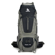 80L Wasserdichter Trekking- & Wanderrucksack mit Aluminiumrahmen und MOLLE-System-M258E39